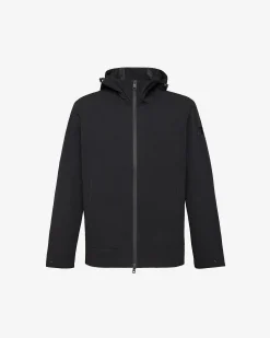 Uomo Premiata Blouson in cotone cerato con cappuccio