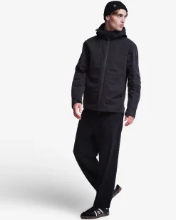 Uomo Premiata Blouson in cotone cerato con cappuccio