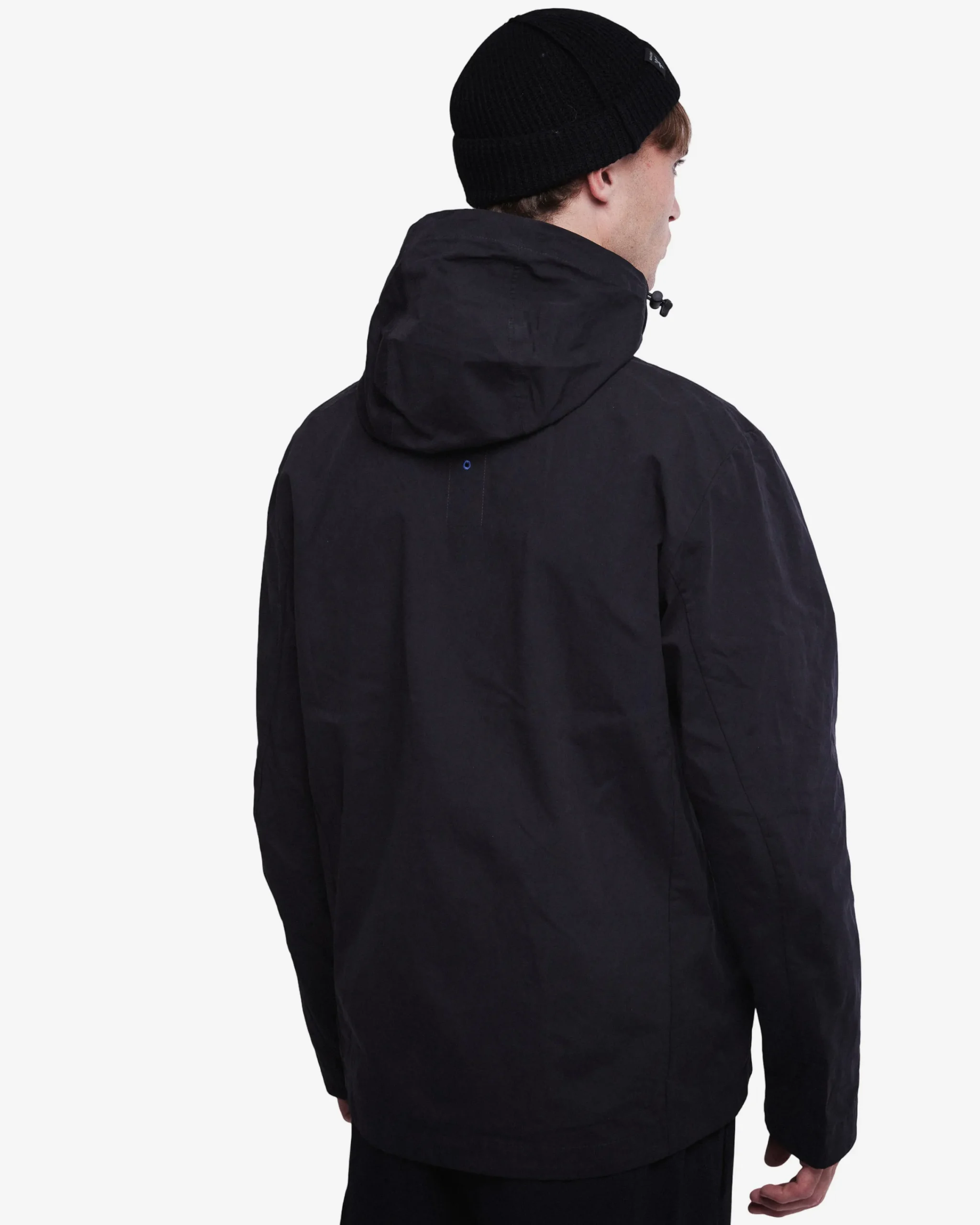Uomo Premiata Blouson in cotone cerato con cappuccio