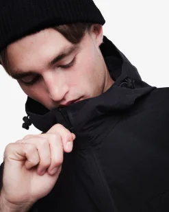 Uomo Premiata Blouson in cotone cerato con cappuccio