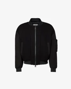 Donna Premiata Blouson in lana e nylon