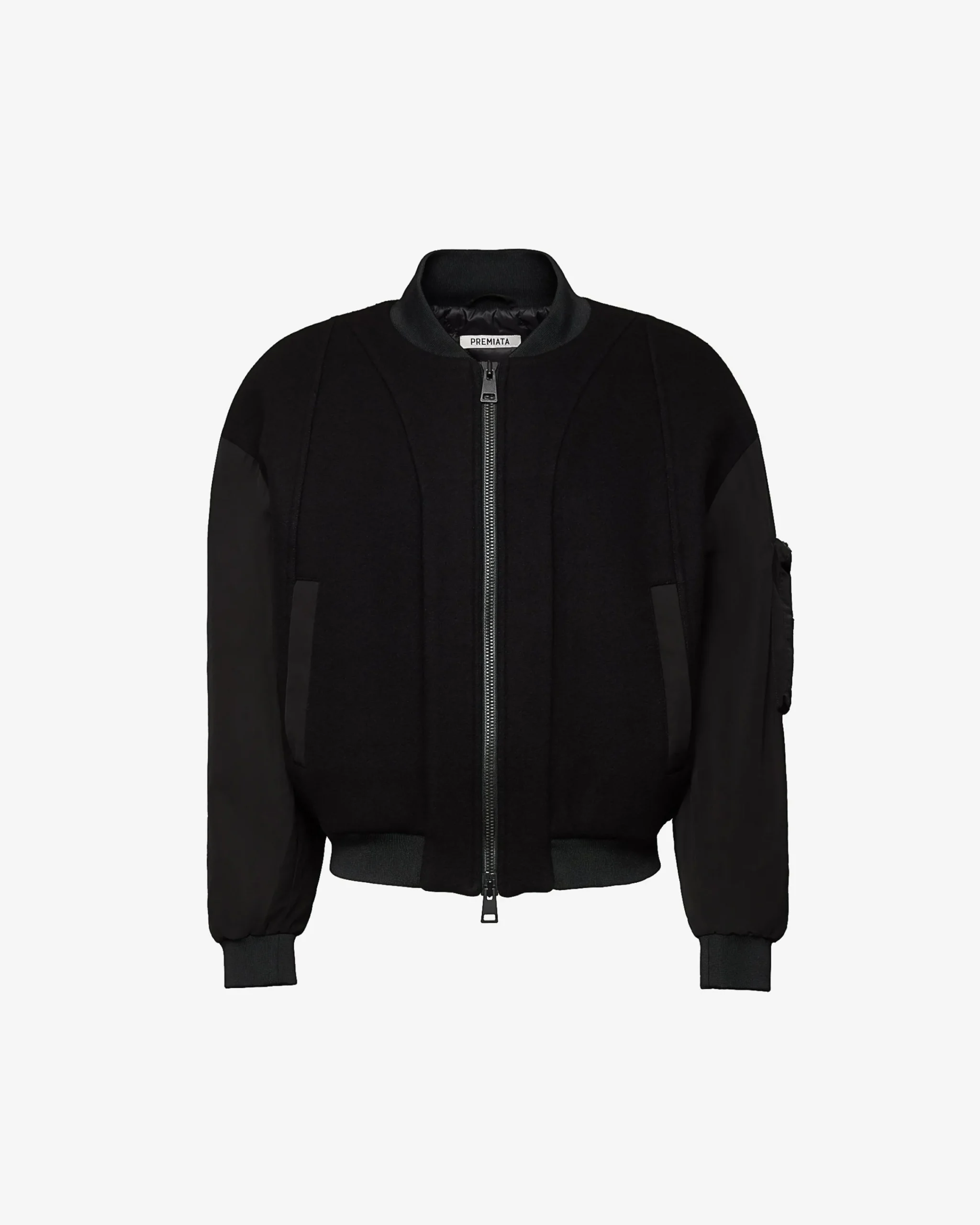 Donna Premiata Blouson in lana e nylon