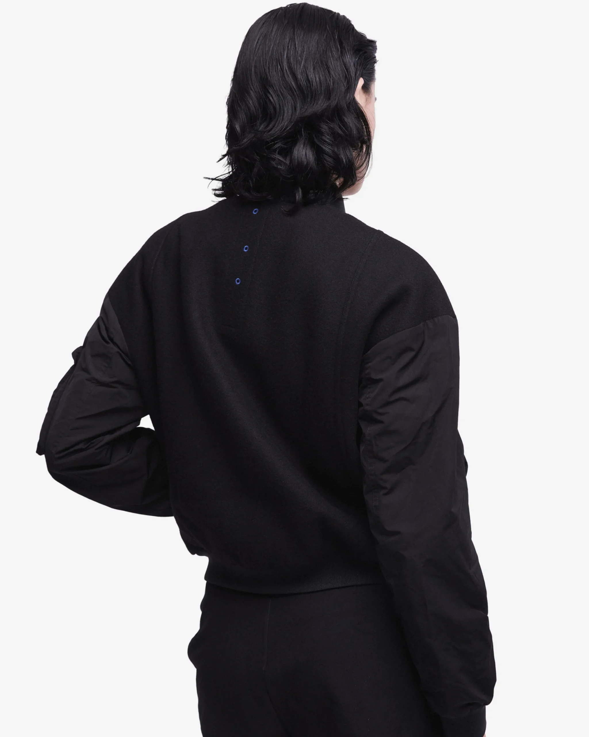 Donna Premiata Blouson in lana e nylon