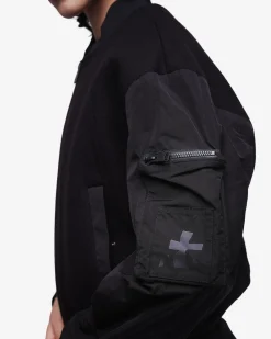 Donna Premiata Blouson in lana e nylon