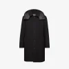 Uomo Premiata Cappotto in lana con dettagli in nylon