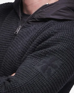 Uomo Premiata Cardigan con cappuccio in nylon