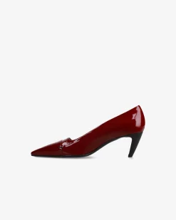 Donna Premiata Décolleté Cher in vitello twiga bordeaux