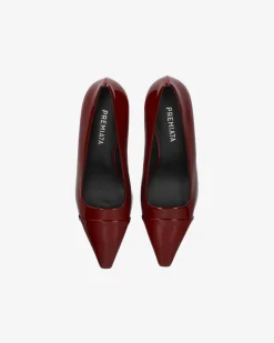 Donna Premiata Décolleté Cher in vitello twiga bordeaux