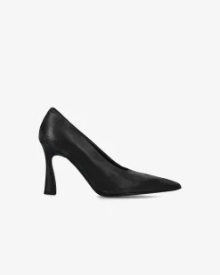 Donna Premiata Decollété effetto vintage old nero