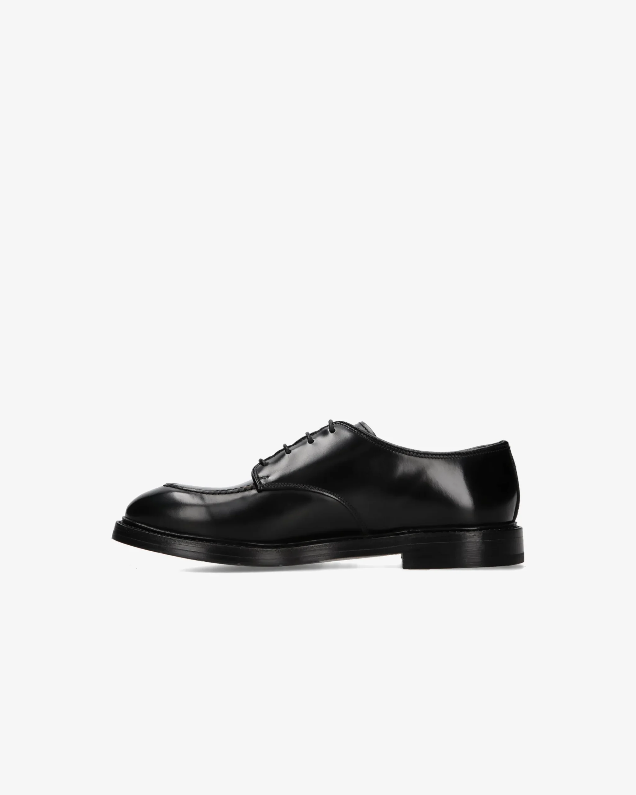 Uomo Premiata Derby in pelle spazzolata binder nero