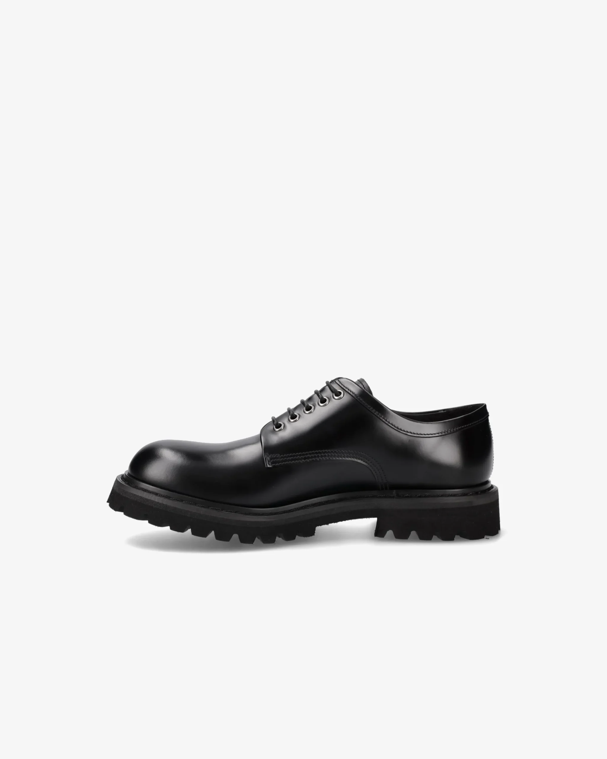 Uomo Premiata Derby in pelle spazzolata binder nero