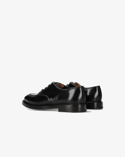 Uomo Premiata Derby in pelle spazzolata binder nero