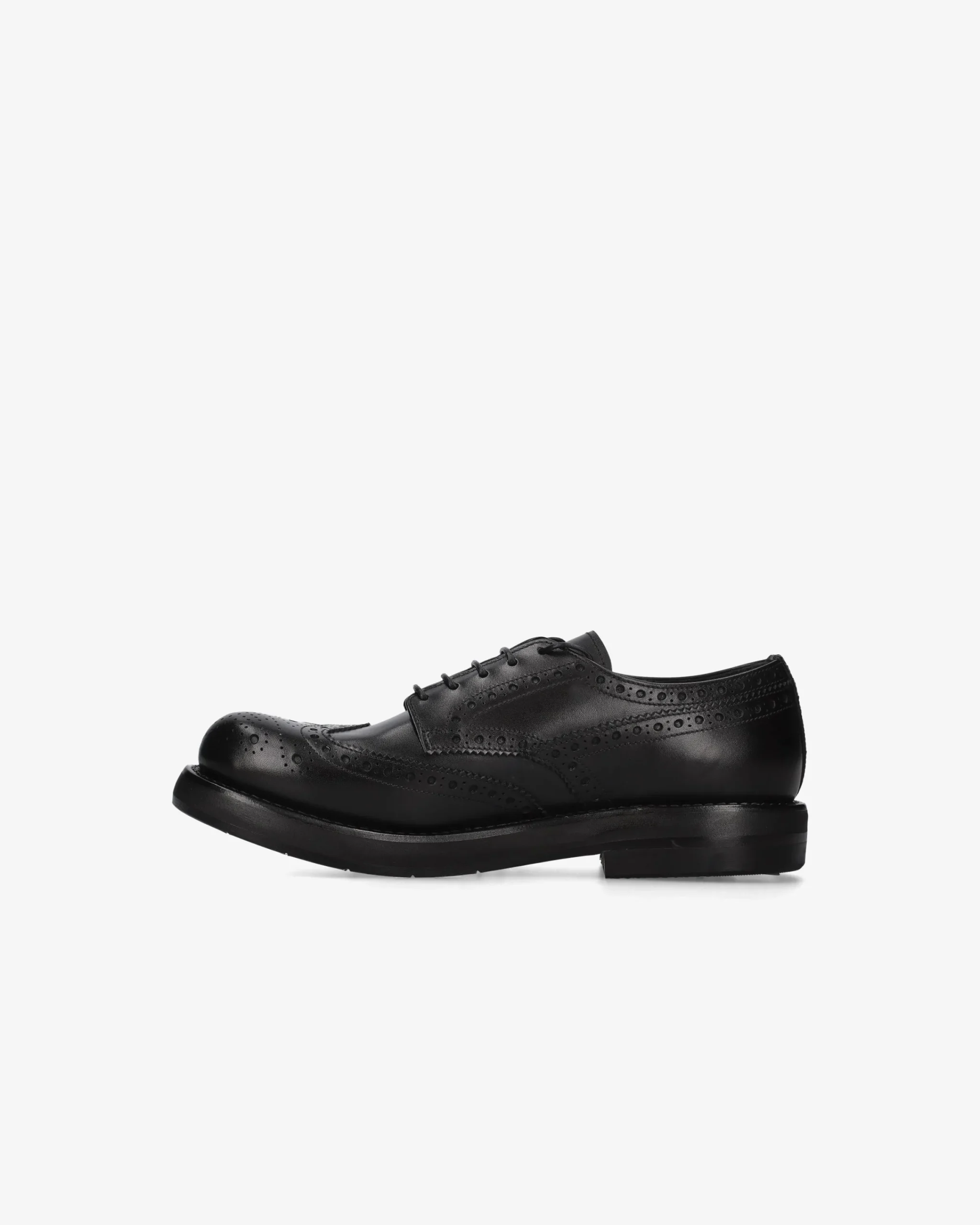 Uomo Premiata Derby in vitello box nero caidan