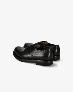 Uomo Premiata Derby in vitello box nero caidan