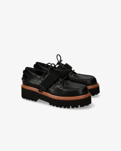 Donna Premiata Derby in vitello Trilly atena nero
