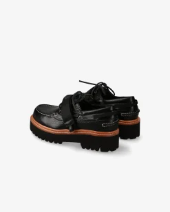 Donna Premiata Derby in vitello Trilly atena nero