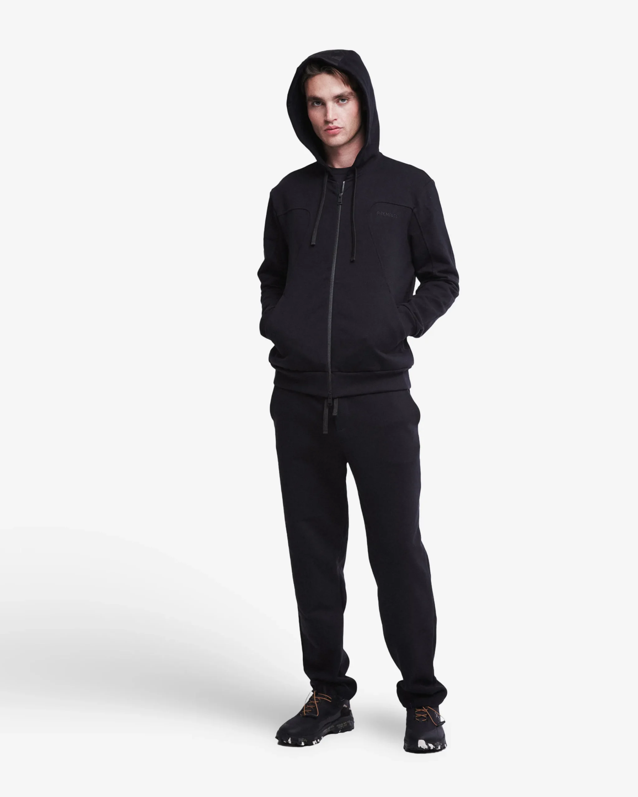 Uomo Premiata Felpa con cappuccio in cotone e nylon