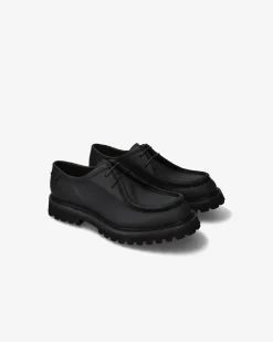 Uomo Premiata Lace-up Shoes in black custo leather