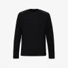Uomo Premiata Maglia girocollo in lana con dettagli in nylon