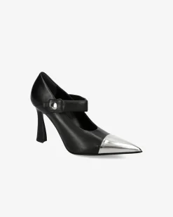 Donna Premiata Mary Jane metal iron e nero