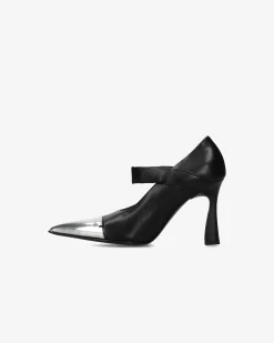 Donna Premiata Mary Jane metal iron e nero