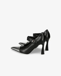 Donna Premiata Mary Jane metal iron e nero