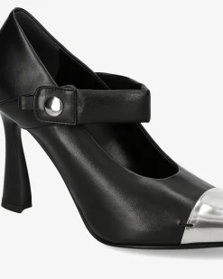 Donna Premiata Mary Jane metal iron e nero