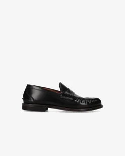 Uomo Premiata Mocassini Arnold in vitello trendy nero