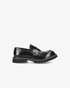 Uomo Premiata Mocassini Bridge in pelle spazzolata binder nero