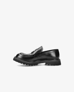 Uomo Premiata Mocassini Bridge in pelle spazzolata binder nero