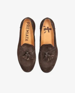 Uomo Premiata Mocassini Cola rain horse