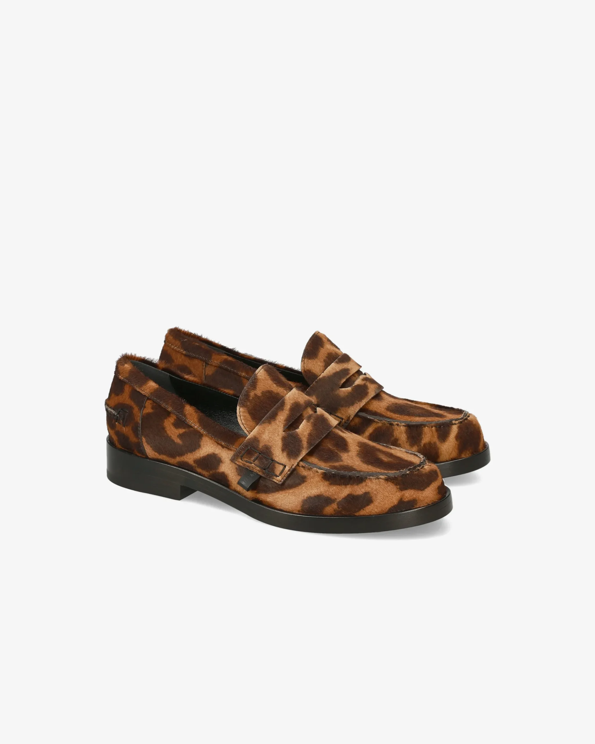 Donna Premiata Mocassini Siria in pony leopardo
