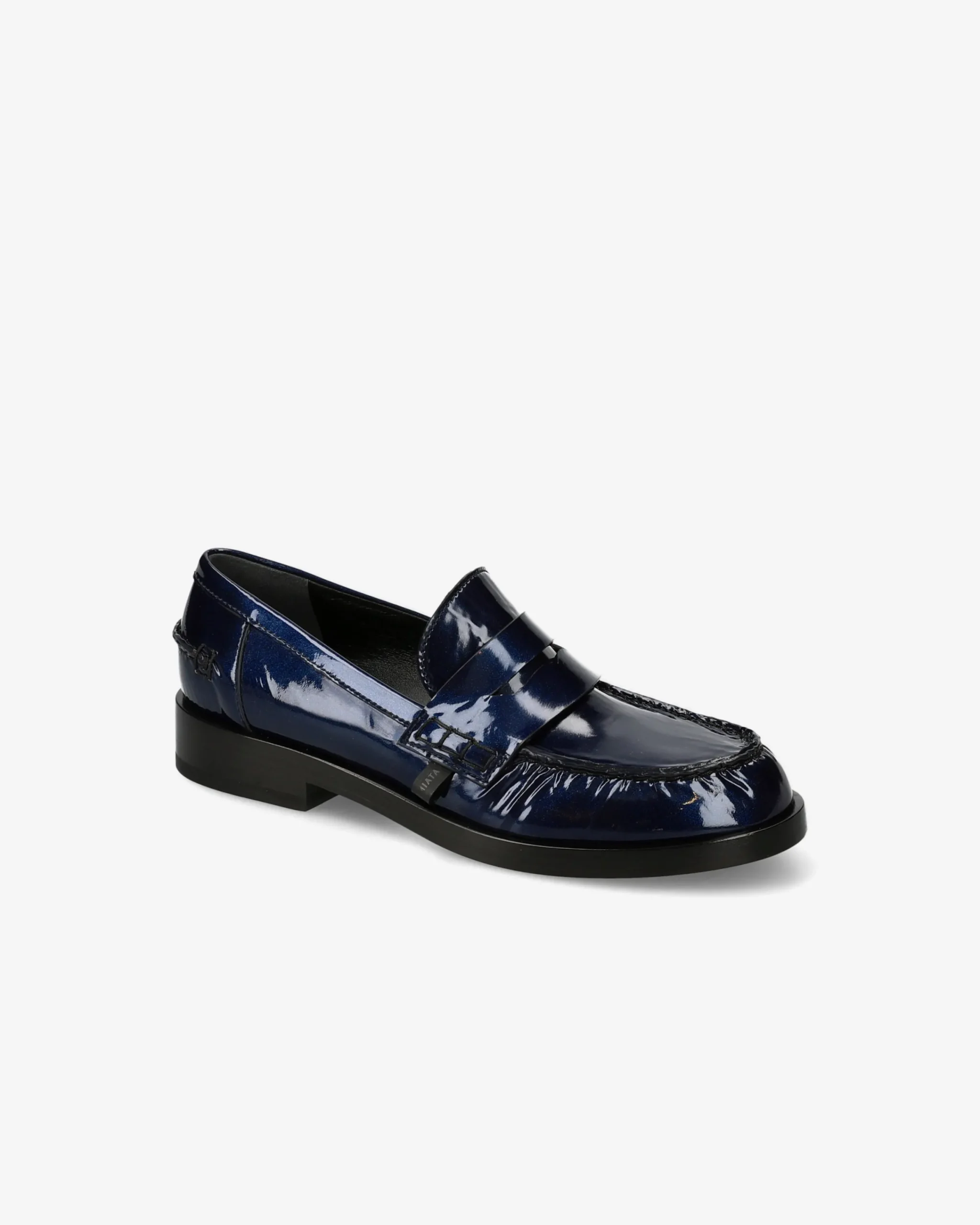 Donna Premiata Mocassini Siria in vernice glass navy