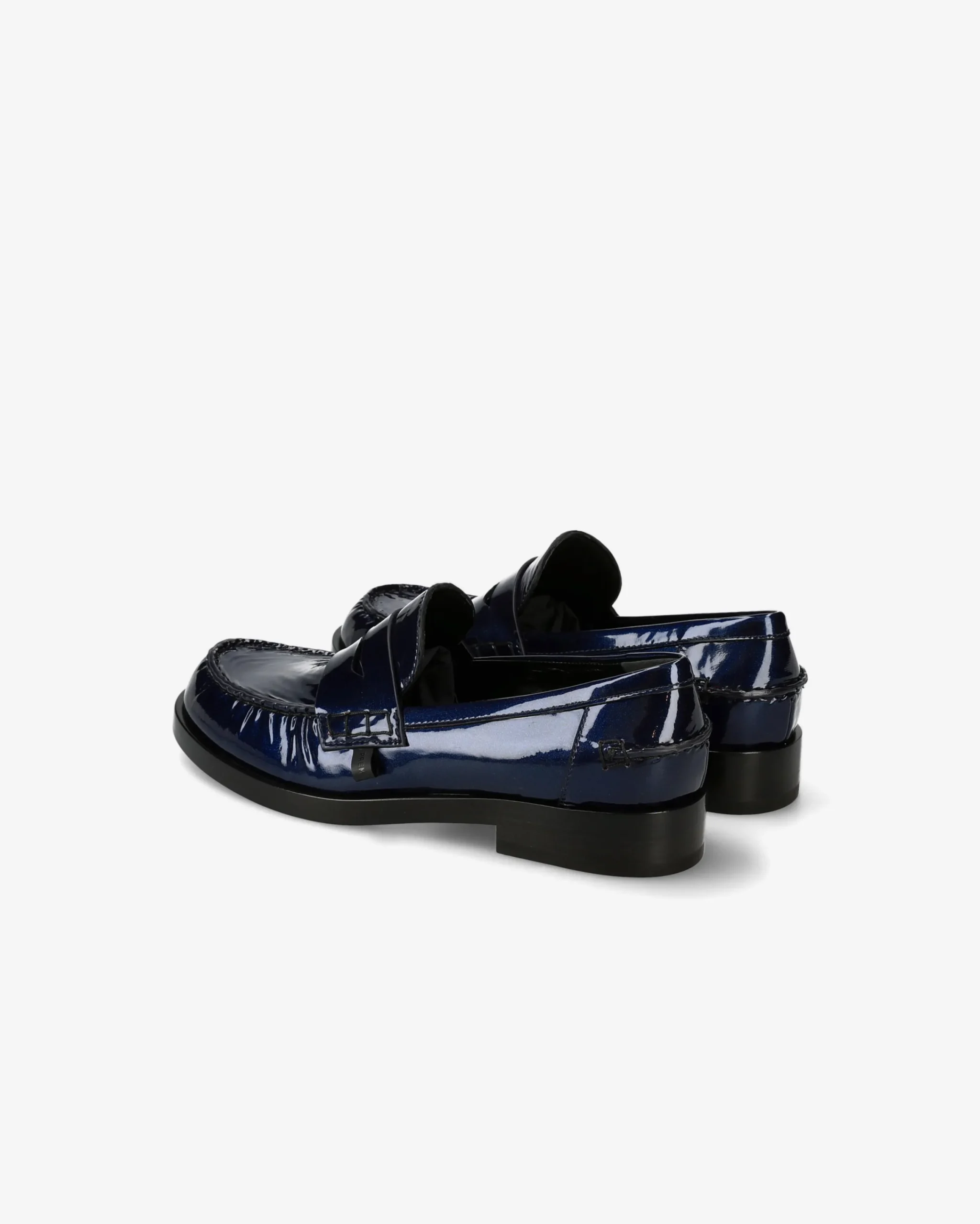 Donna Premiata Mocassini Siria in vernice glass navy