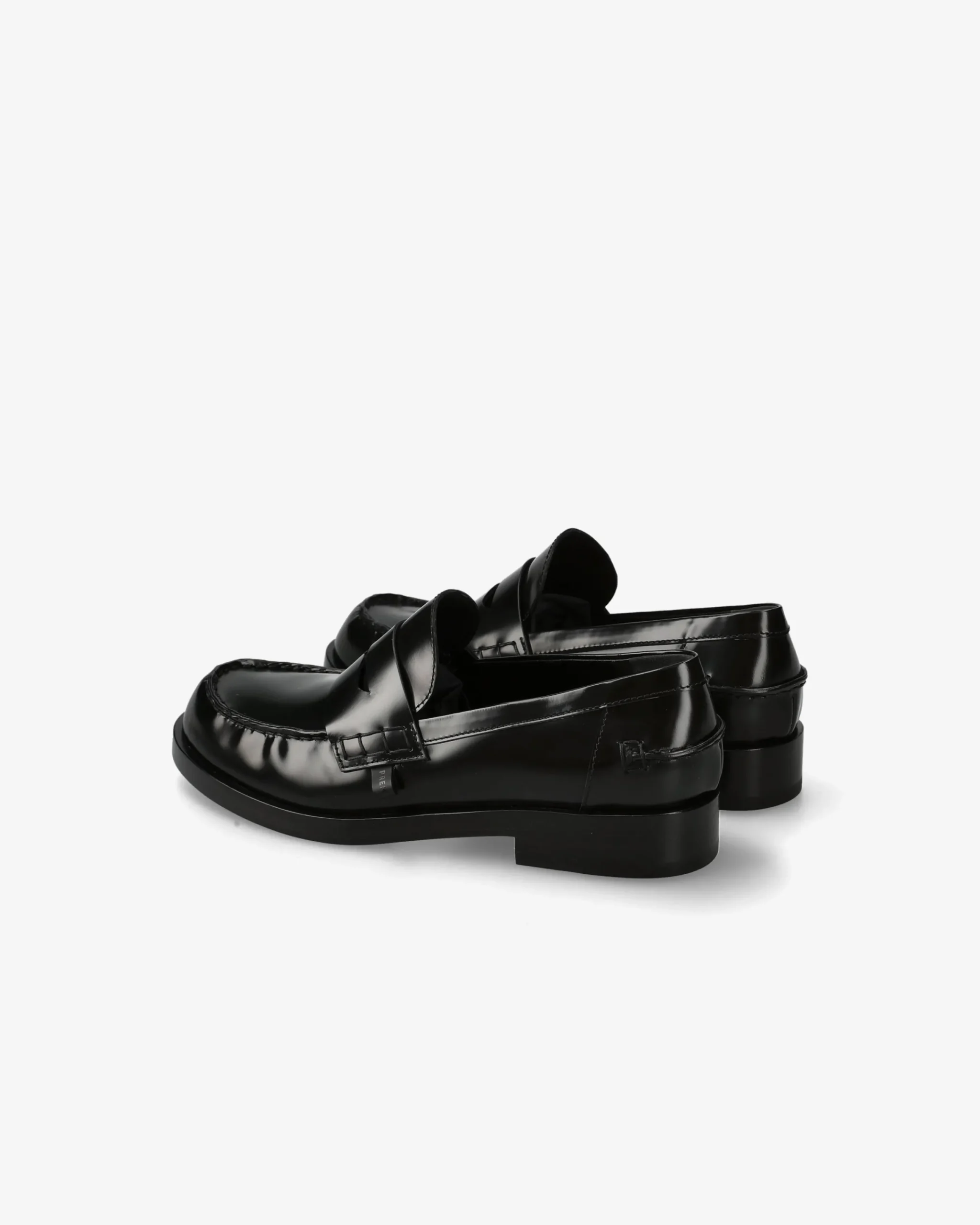 Donna Premiata Mocassini Siria in vitello lucido mousse nero