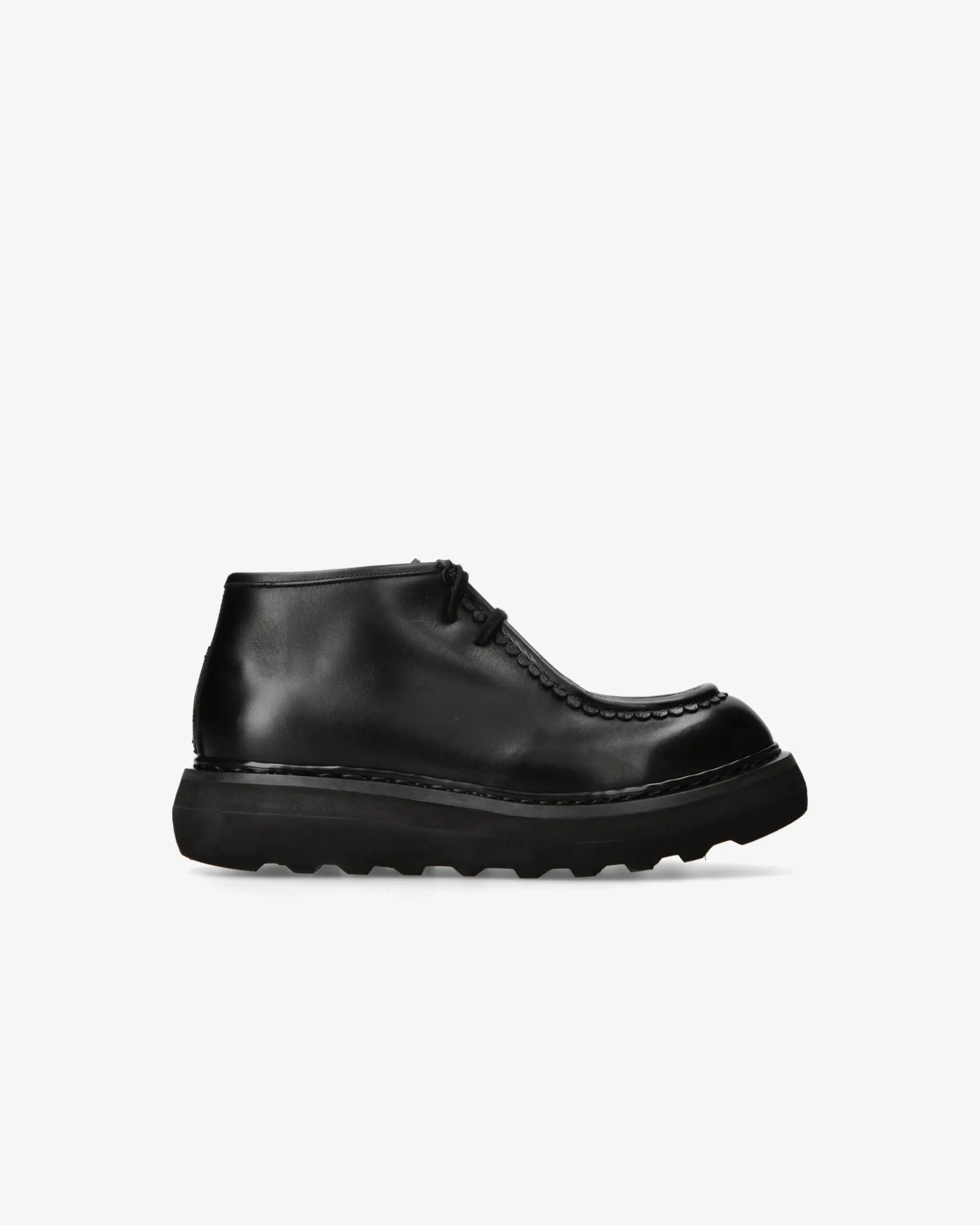 Uomo Premiata Scarpe Cal in pelle elba nero