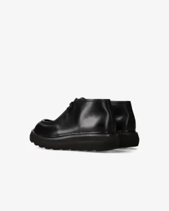 Uomo Premiata Scarpe Cal in pelle elba nero