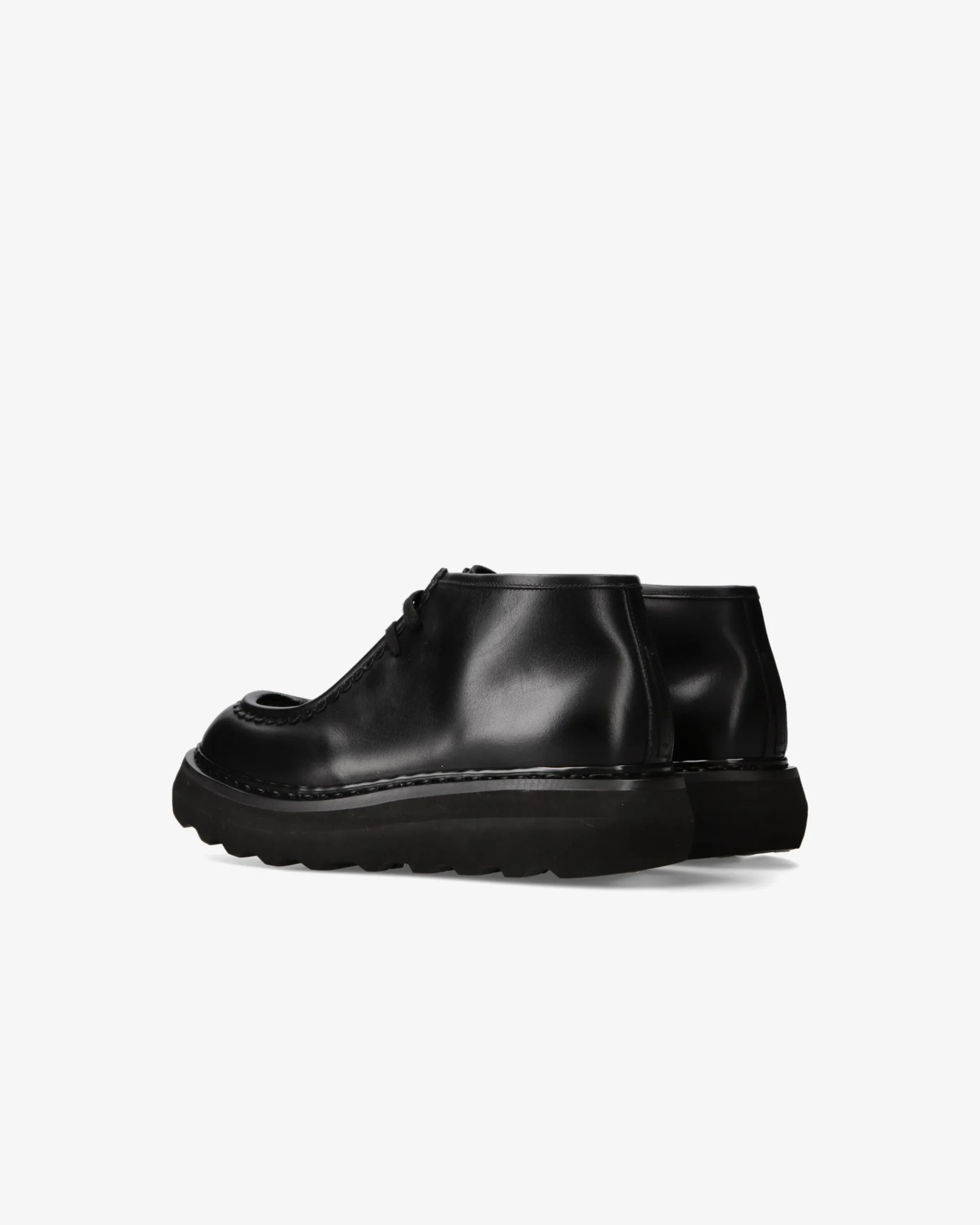Uomo Premiata Scarpe Cal in pelle elba nero