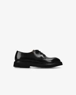 Uomo Premiata Scarpe stringate in cavallo cera nero