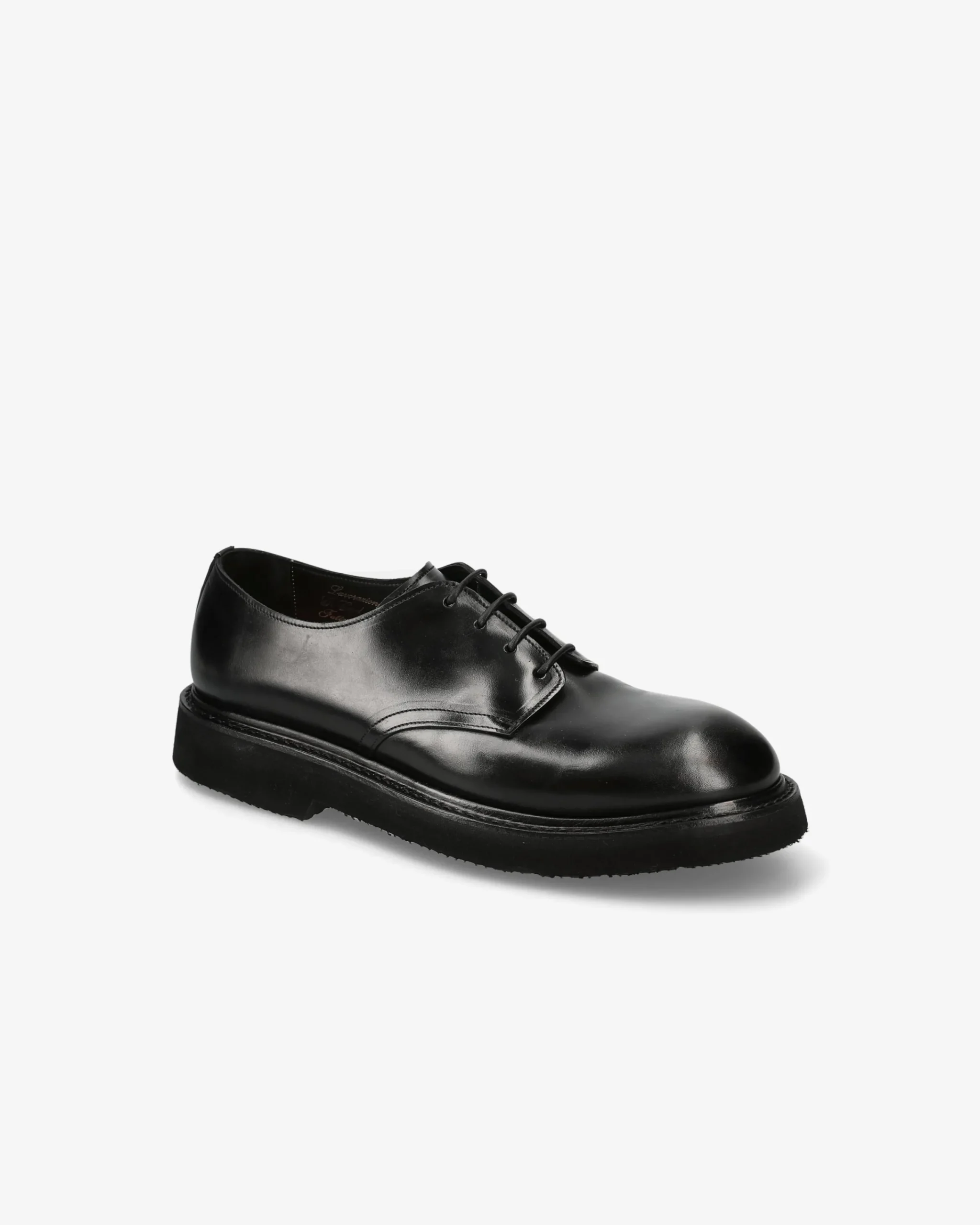 Uomo Premiata Scarpe stringate in cavallo cera nero