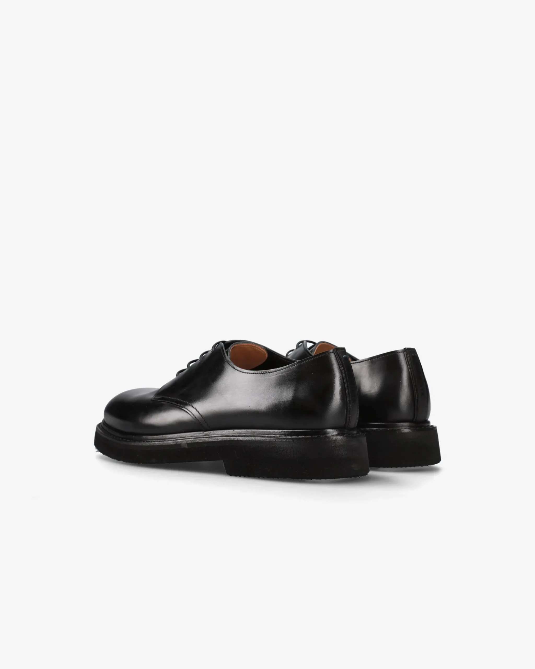 Uomo Premiata Scarpe stringate in cavallo cera nero