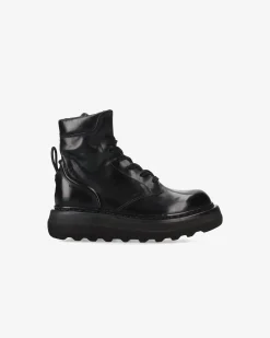 Donna Premiata Stivaletti Cal in vitello crepuscolo nero