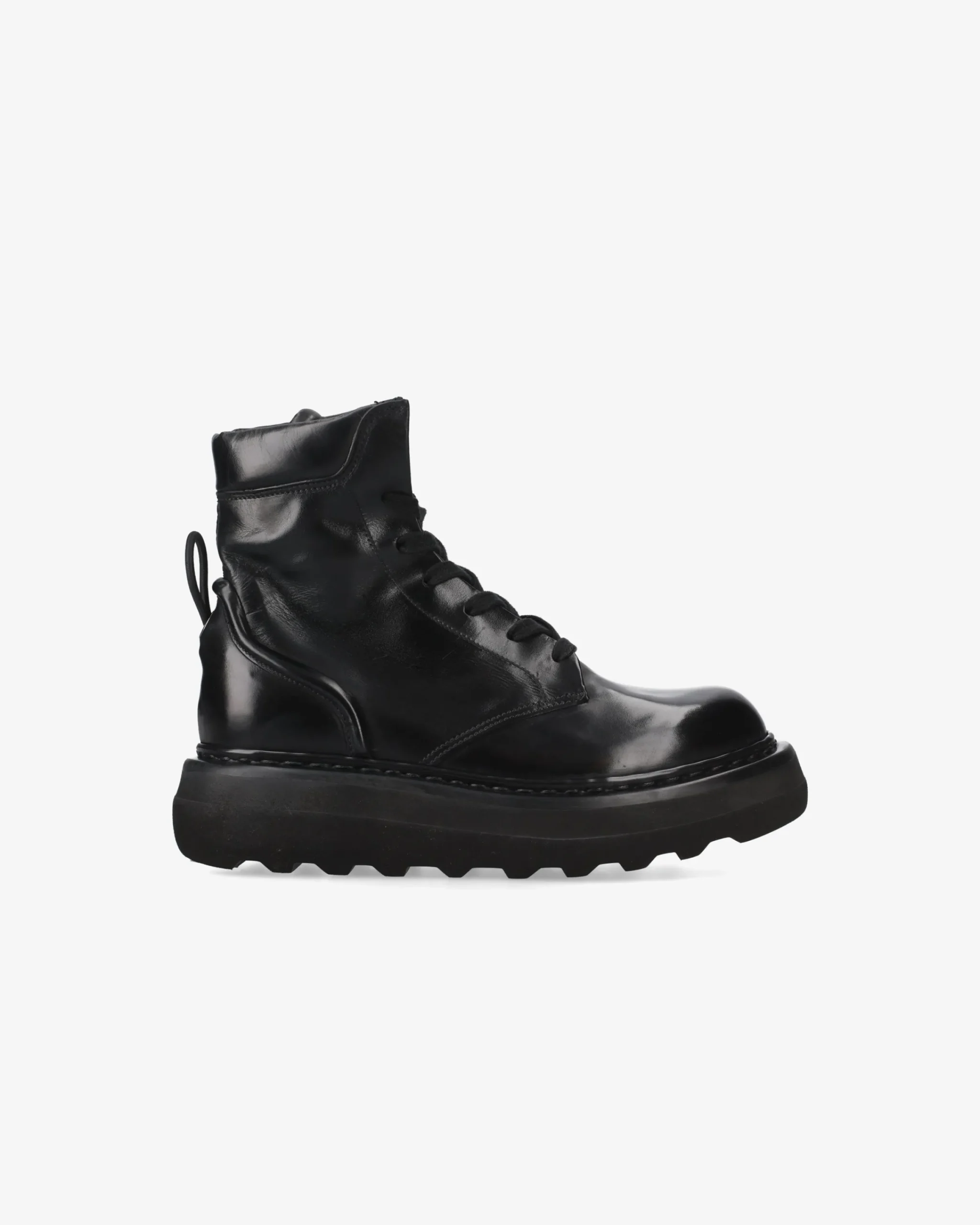 Donna Premiata Stivaletti Cal in vitello crepuscolo nero