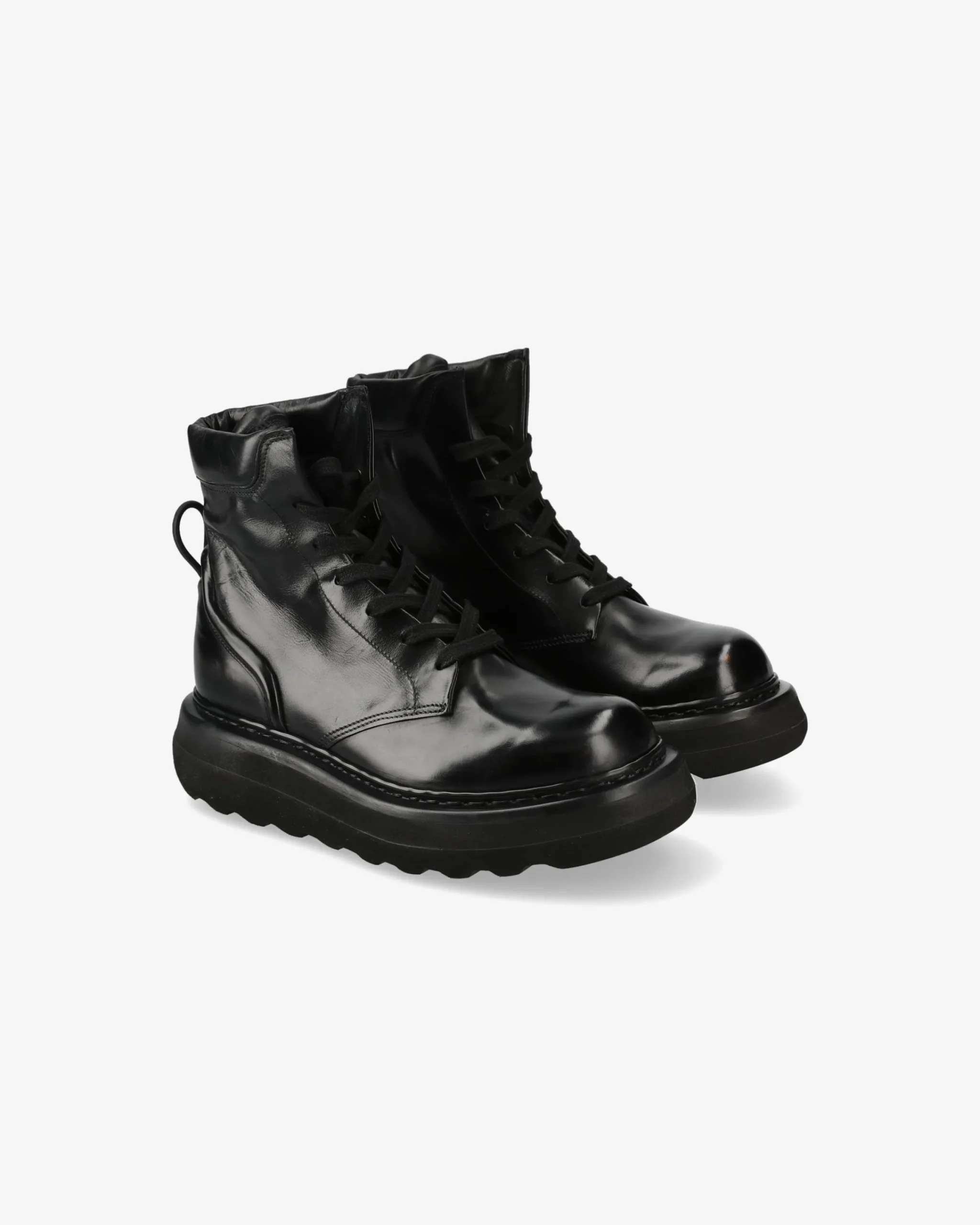Donna Premiata Stivaletti Cal in vitello crepuscolo nero