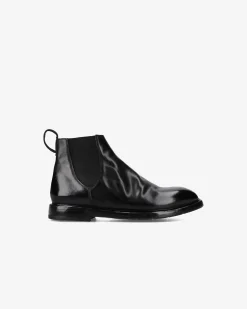 Uomo Premiata Stivaletti Charles in cavallo king nero