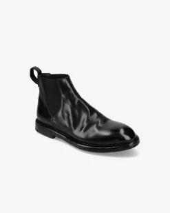 Uomo Premiata Stivaletti Charles in cavallo king nero