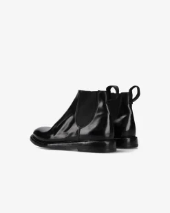 Uomo Premiata Stivaletti Charles in cavallo king nero