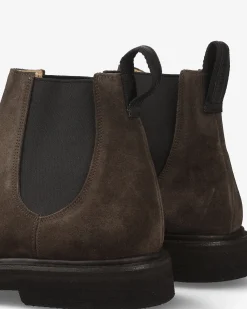 Uomo Premiata Stivaletti Chelsea in suede rain