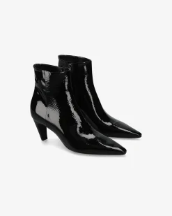 Donna Premiata Stivaletti Cher con tacco twiga nero
