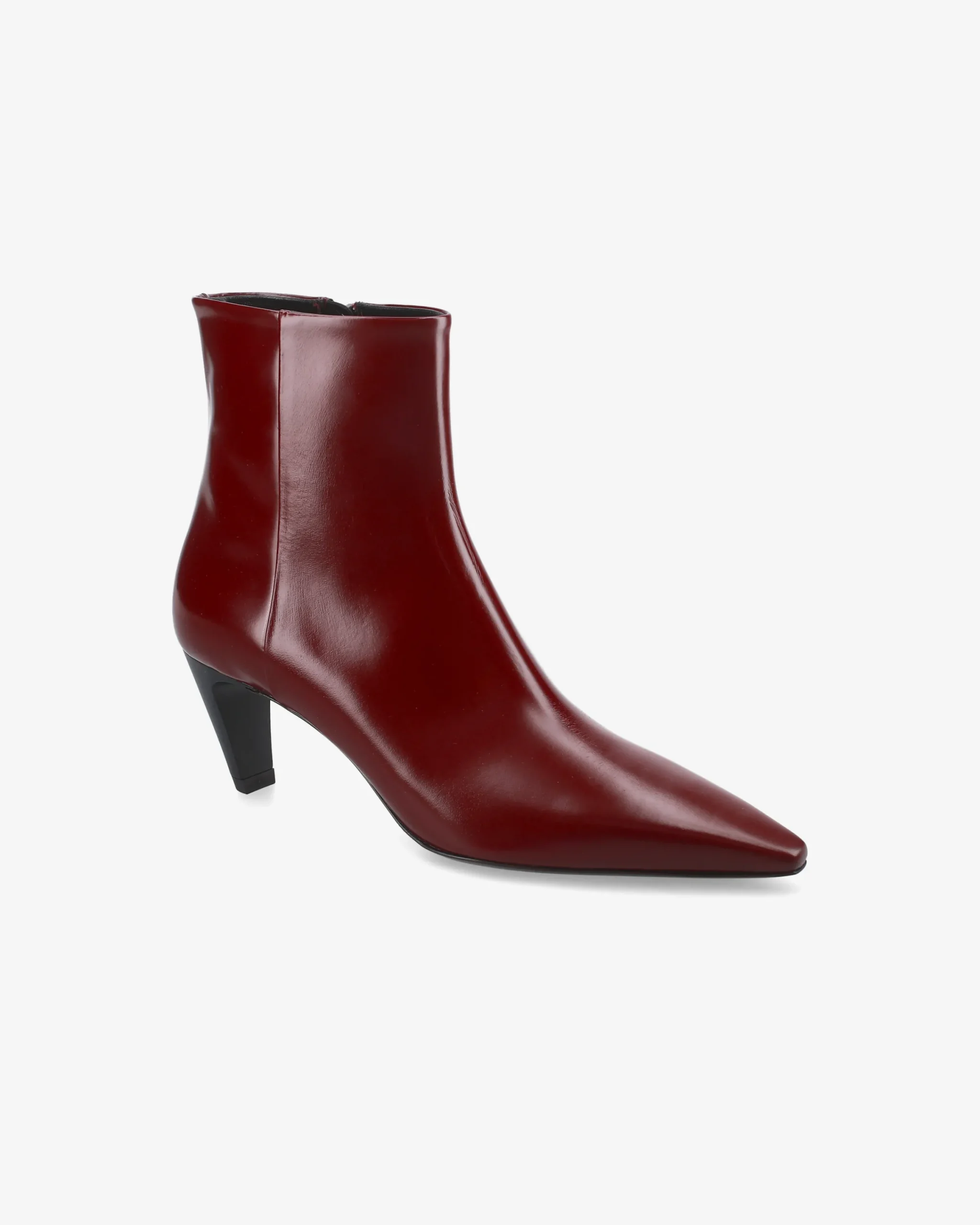 Donna Premiata Stivaletti Cher con tacco mousse bordeaux